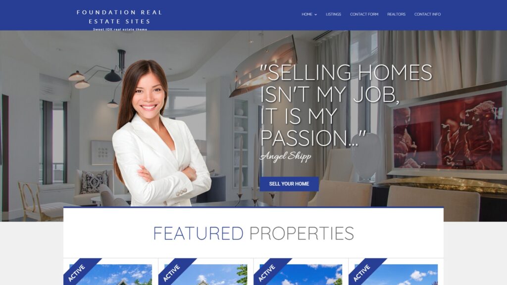 Kleomark Website design example